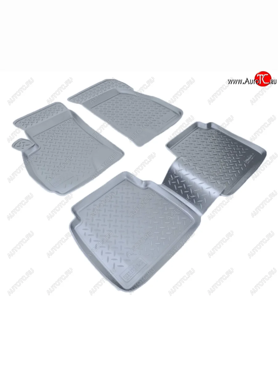 Коврики салона Norplast Unidec Hyundai Santa Fe SM (2000-2012) (Цвет: серый)  в Керчи Республика Крым