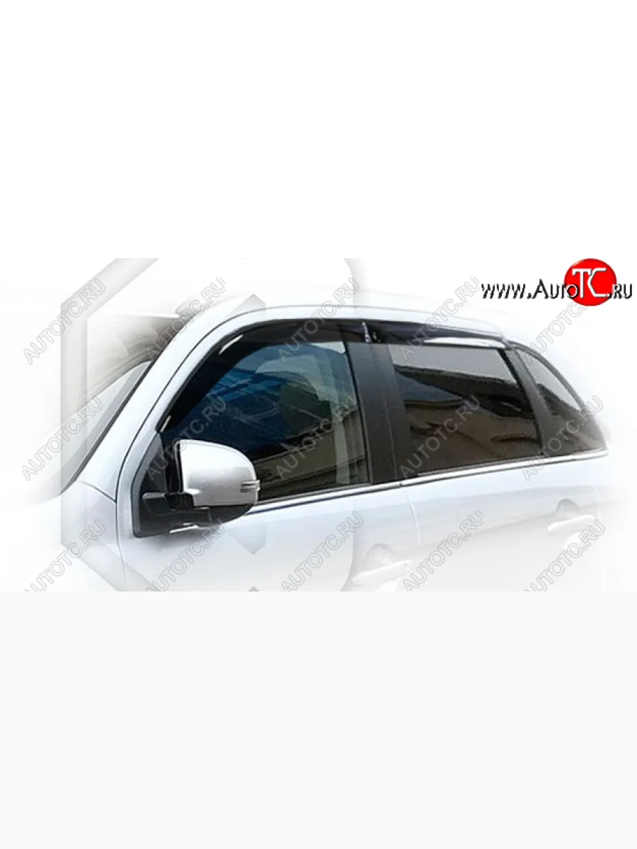 Дефлектора окон CA-Plastic Mitsubishi ASX 3-ий рестайлинг (2019-2025) (Classic полупрозрачный)  в Самаре Самарской области
