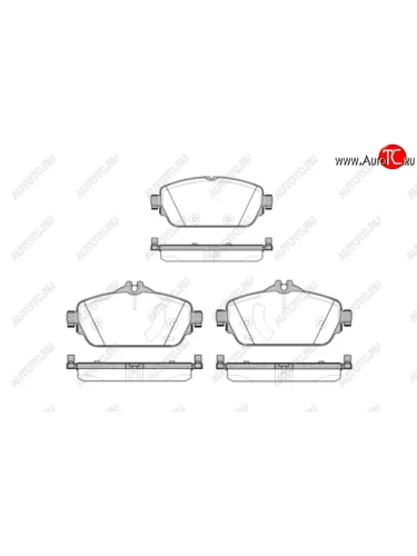 Комплект передних тормозных колодок SAT Mercedes-Benz E-Class S213 универсал рестайлинг (2020-2025)