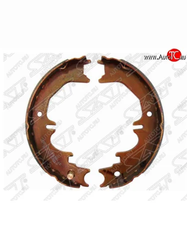 Колодки ручного тормоза SAT (4 шт) Toyota Land Cruiser ( 80,  200) (1989-2021) 1-ый рестайлинг, 2-ой рестайлинг