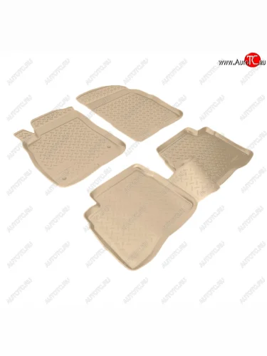 Коврики салона Norplast Unidec (Цвет: бежевый) Hyundai Sonata EF рестайлинг ТагАЗ (2001-2013)