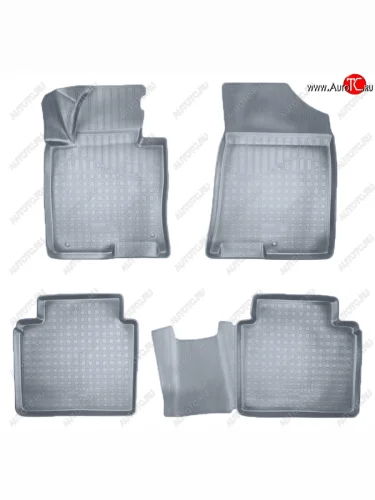 Коврики салона Norplast Unidec (Цвет: серый) Hyundai Sonata LF рестайлинг (2017-2019)