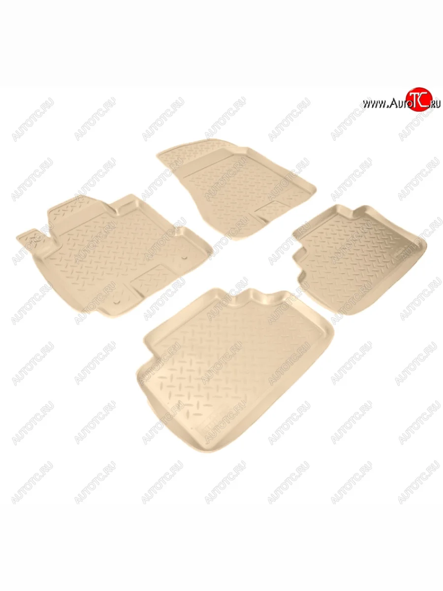 Коврики салона Norplast Unidec Hyundai Tucson JM (2004-2010) (Цвет: бежевый)  в Самаре Самарской области