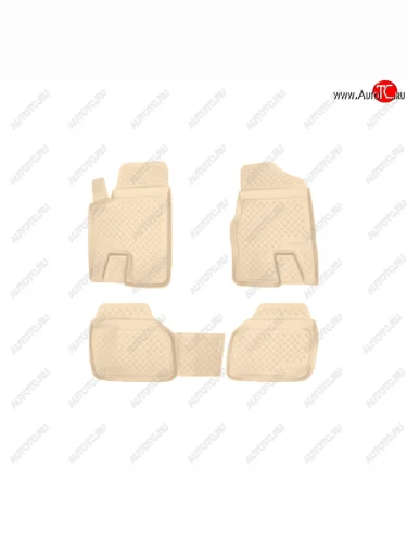 Коврики салона Norplast Unidec (Цвет: бежевый) Iran Khodro Samand (2003-2022)