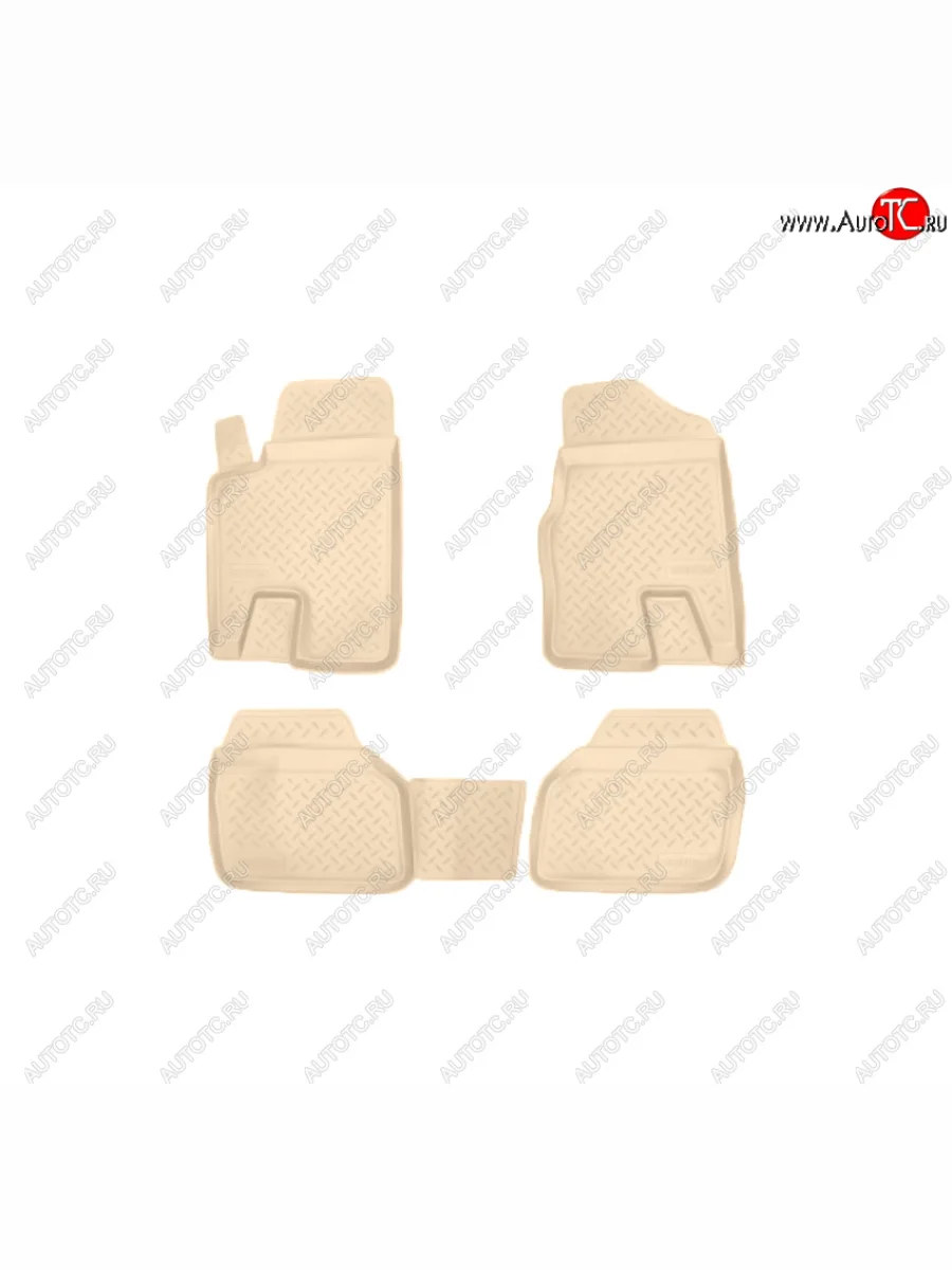 Коврики салона Norplast Unidec Iran Khodro Samand (2003-2022) (Цвет: бежевый)  в Самаре Самарской области