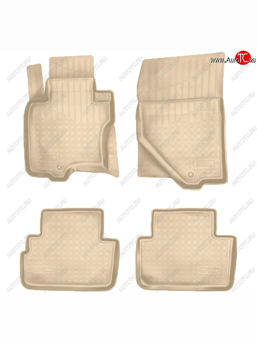 Коврики салона Norplast Unidec INFINITI QX70 S51 (2013-2020) (Цвет: бежевый)  с доставкой в г. Керчь