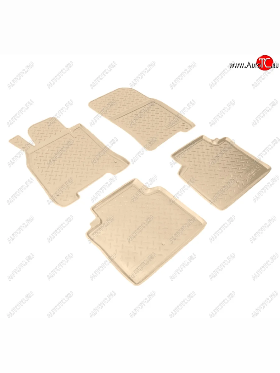 Коврики салона Norplast Unidec INFINITI Q70 Y51 рестайлинг (2015-2018) (Цвет: бежевый)  в Керчи Республика Крым