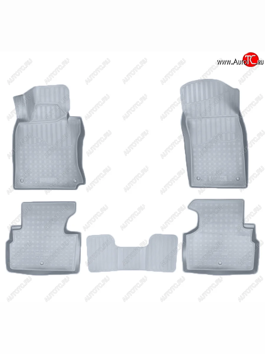 Коврики салона Norplast Unidec INFINITI Q50 V37 дорестайлинг (2013-2017) (Цвет: серый)  в Керчи Республика Крым