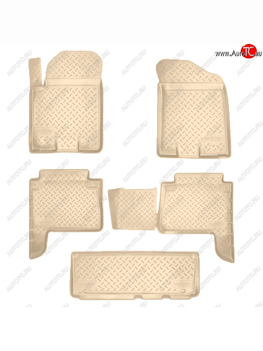 Коврики салона Norplast Unidec INFINITI QX80 Z62 дорестайлинг (2013-2014) (Цвет: бежевый)  в Керчи Республика Крым