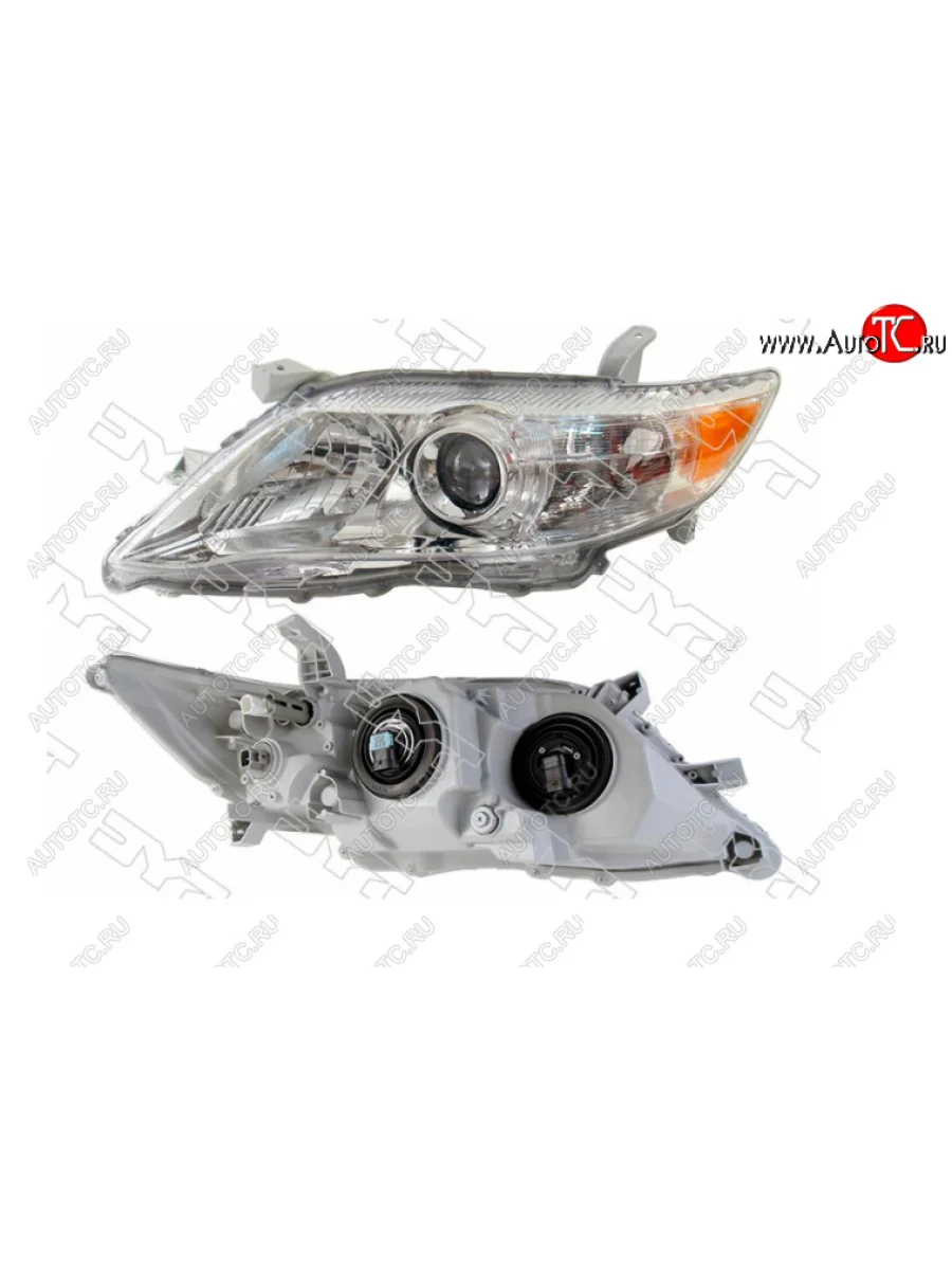 Левая фара TYC (не ксенон/без корректора, хром, Евросвет) Toyota Camry XV40 рестайлинг (2009-2011)  в Керчи Республика Крым