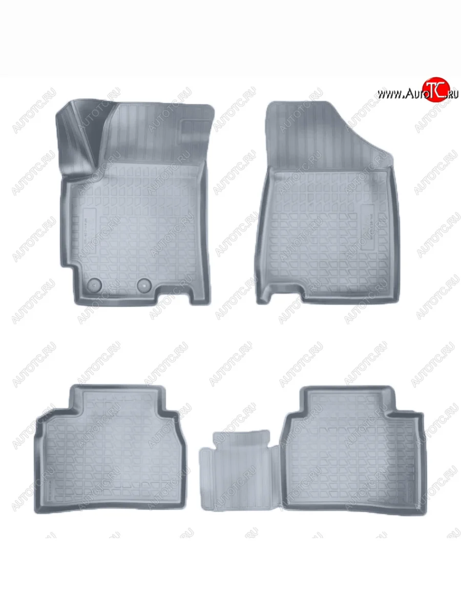 Коврики салона Norplast Unidec JAC J7 лифтбэк (2020-2025) (Цвет: серый)  в Керчи Республика Крым