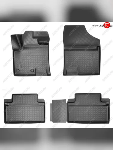 Коврики салона Norplast Unidec (5 мест) (Цвет: черный) JAC S7 рестайлинг (2020-2025)