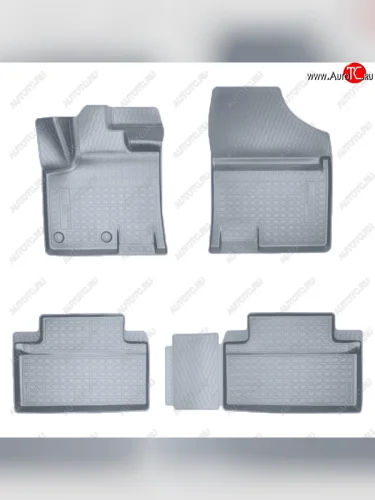Коврики салона Norplast Unidec (5 мест) (Цвет: серый) JAC S7 рестайлинг (2020-2025)