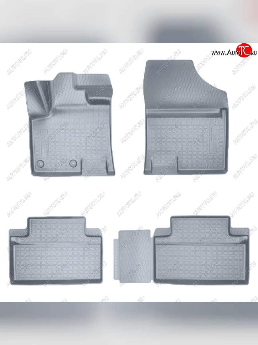 Коврики салона Norplast Unidec (5 мест) JAC S7 рестайлинг (2020-2025) (Цвет: серый)  в Самаре Самарской области