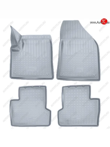 Коврики салона Norplast Unidec (Цвет: серый) Jeep Grand Cherokee WK2 2-ой рестайлинг (2017-2022)