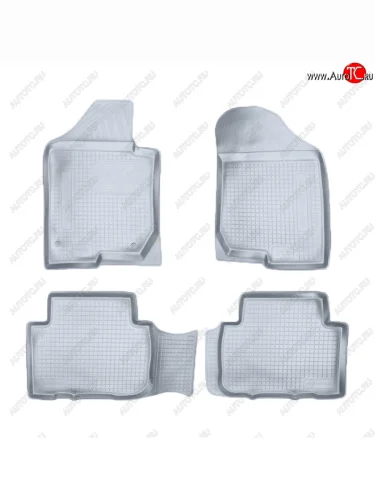 Коврики салона Norplast Unidec (Цвет: серый) KIA Carens RP рестайлинг (2017-2019)