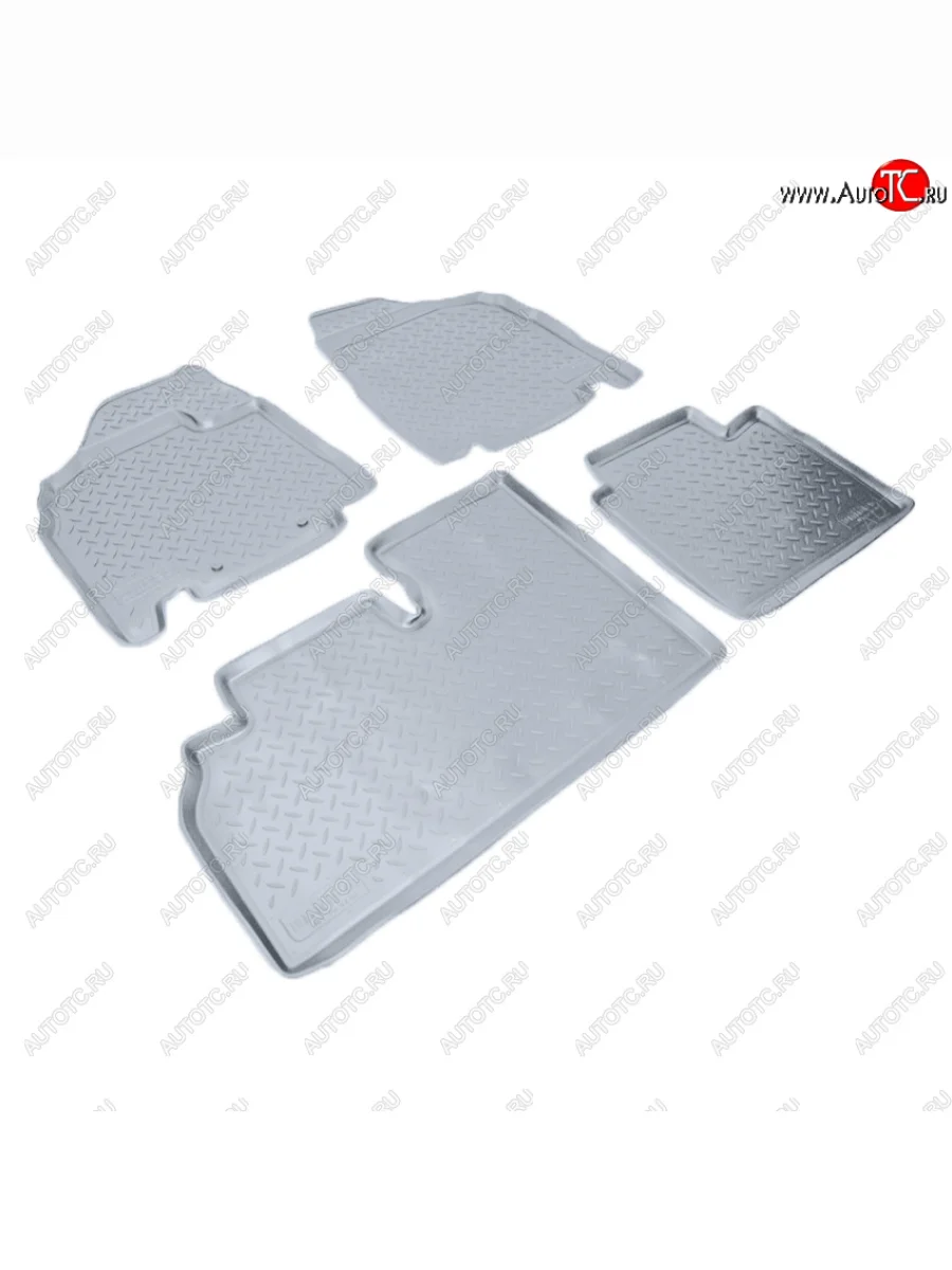 Коврики салона Norplast Unidec KIA Carnival VQ минивэн дорестайлинг (2005-2010) (Цвет: серый)  в Керчи Республика Крым