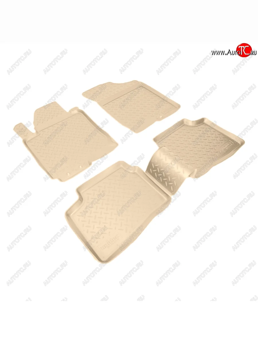 Коврики салона Norplast Unidec KIA Ceed 1 ED рестайлинг, хэтчбэк 5 дв. (2010-2012) (Цвет: бежевый)  с доставкой в г. Пермь