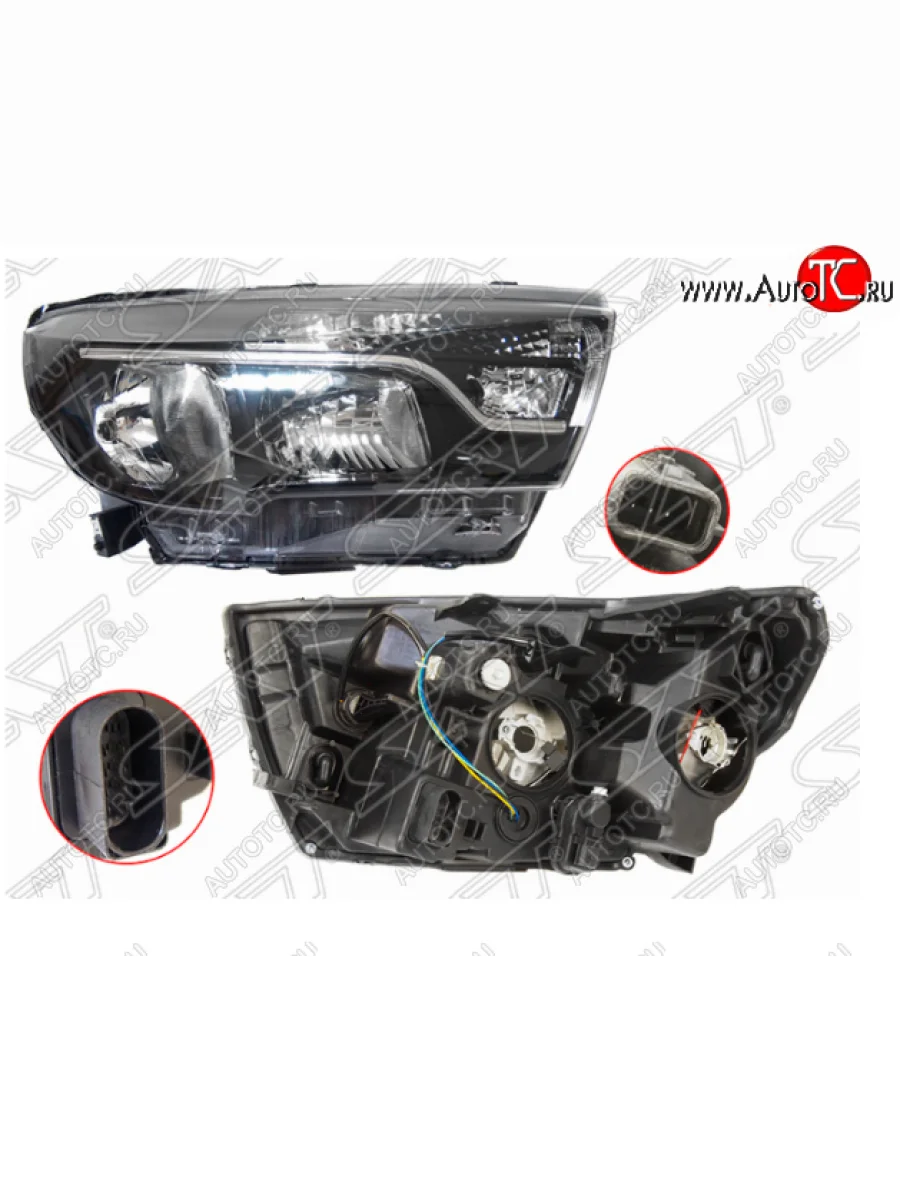 Правая фара SAT Лада ВАЗ Веста 2180 седан дорестайлинг (2015-2023)  в Самаре Самарской области