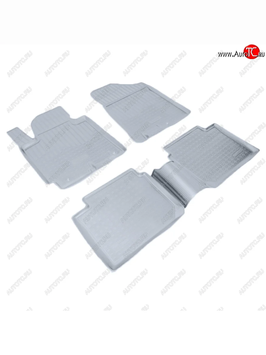 Коврики салона Norplast Unidec KIA Cerato 3 YD дорестайлинг седан (2013-2016) (Цвет: серый)  в Керчи Республика Крым