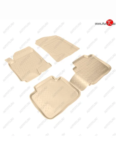 Коврики салона Norplast Unidec (Цвет: бежевый) KIA Cerato 2 TD седан (2008-2013)