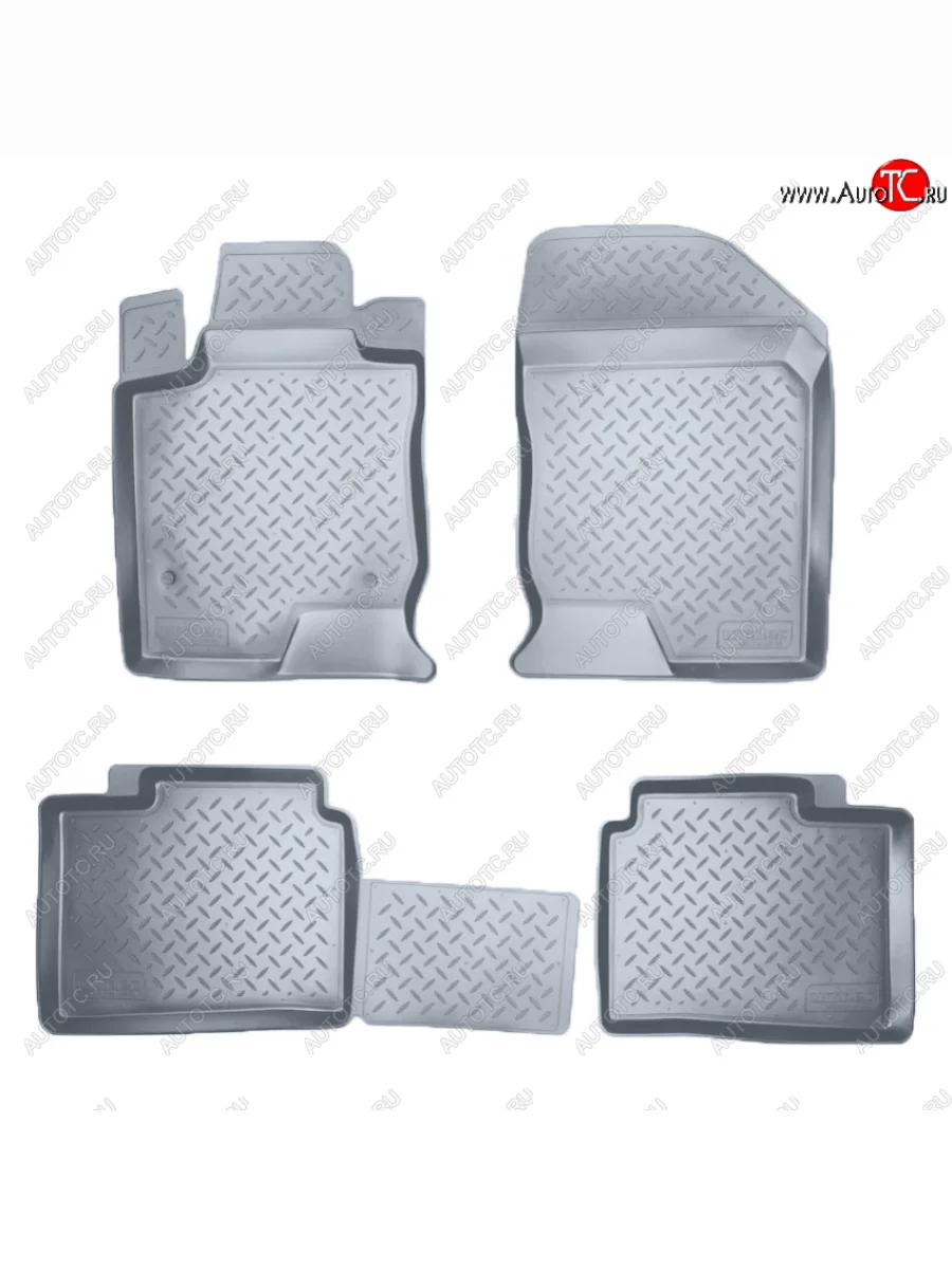 Коврики салона Norplast Unidec KIA Magentis (2005-2010) (Цвет: серый)  в Перми Пермском крае