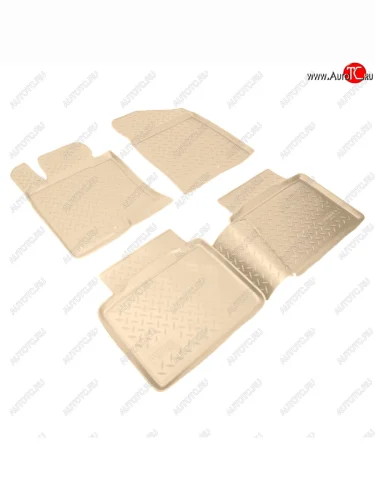 Коврики салона Norplast Unidec (Цвет: бежевый) KIA Optima 3 TF дорестайлинг седан (2010-2013)
