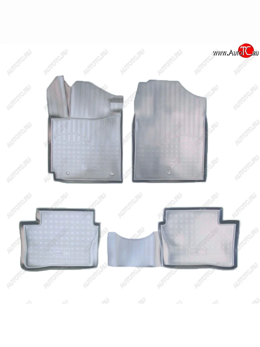 Коврики салона Norplast Unidec KIA Picanto 3 JA хэтчбэк 5 дв. дорестайлинг (2017-2021) (Цвет: серый)  с доставкой в г. Керчь