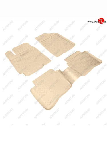 Коврики салона Norplast Unidec KIA Rio 3 QB хэтчбек 5 дв. рестайлинг (2015-2017) (Цвет: бежевый)