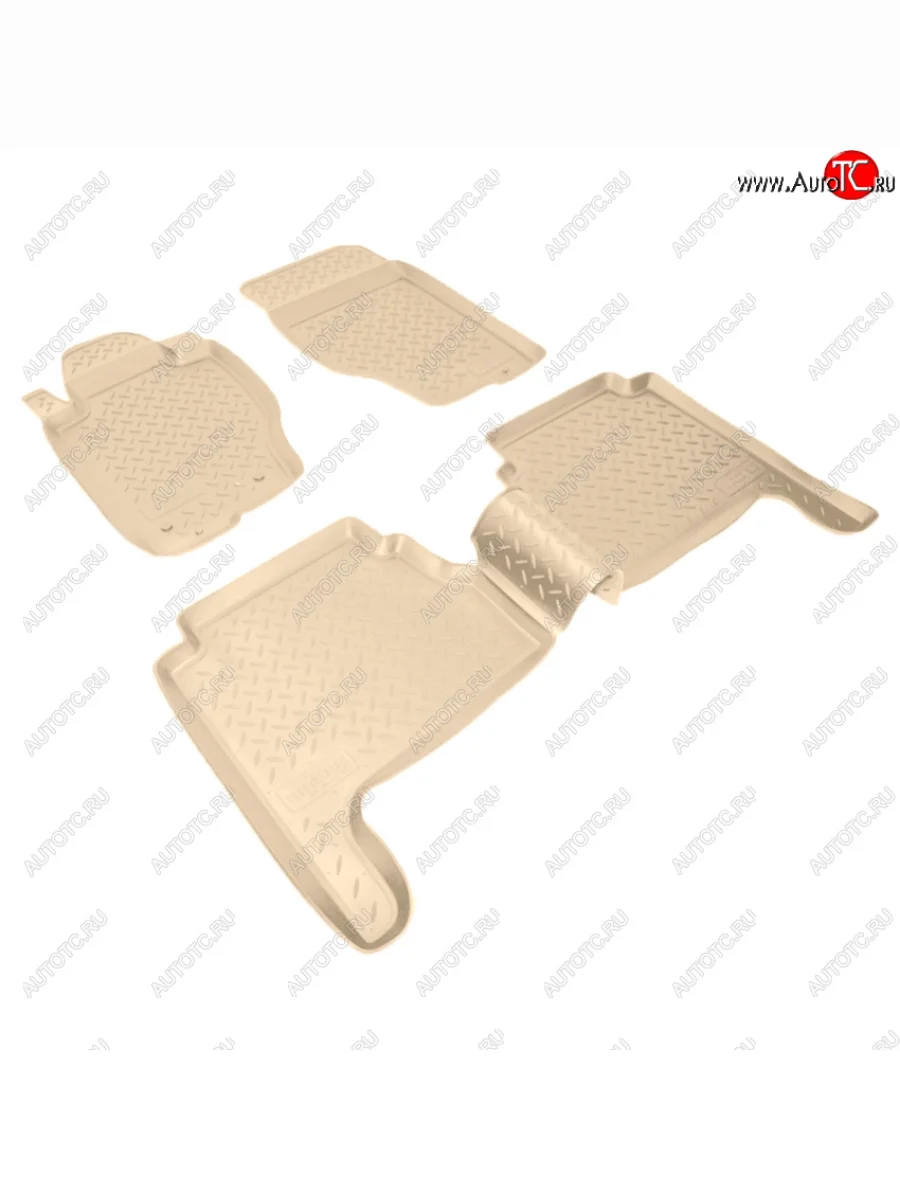 Коврики салона Norplast Unidec KIA Sorento BL рестайлинг (2006-2010) (Цвет: бежевый)  с доставкой в г. Пермь