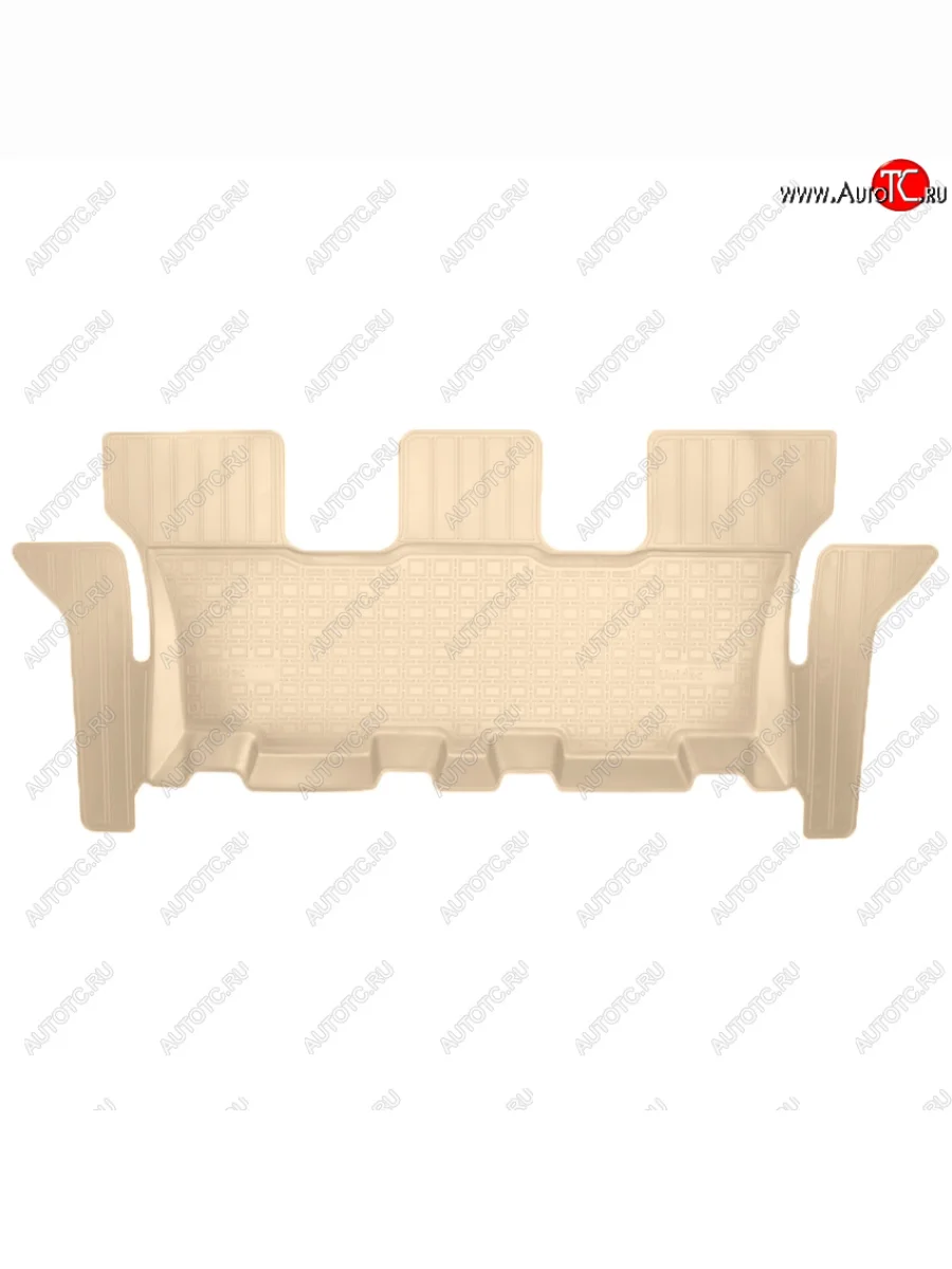 Коврик салона Norplast Unidec (3 ряд) KIA Sorento UM/Prime дорестайлинг (2014-2018) (Цвет: бежевый)  с доставкой в г. Керчь