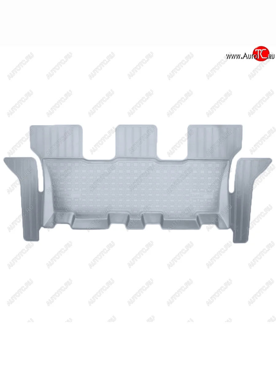 Коврик салона Norplast Unidec (3 ряд) KIA Sorento UM/Prime дорестайлинг (2014-2018) (Цвет: серый)  с доставкой в г. Керчь