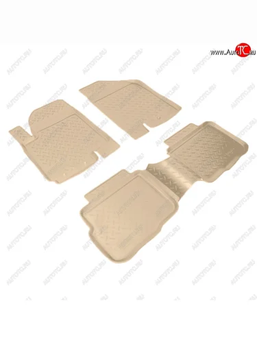 Коврики салона Norplast Unidec (Цвет: бежевый) KIA Soul AM рестайлинг (2011-2014)