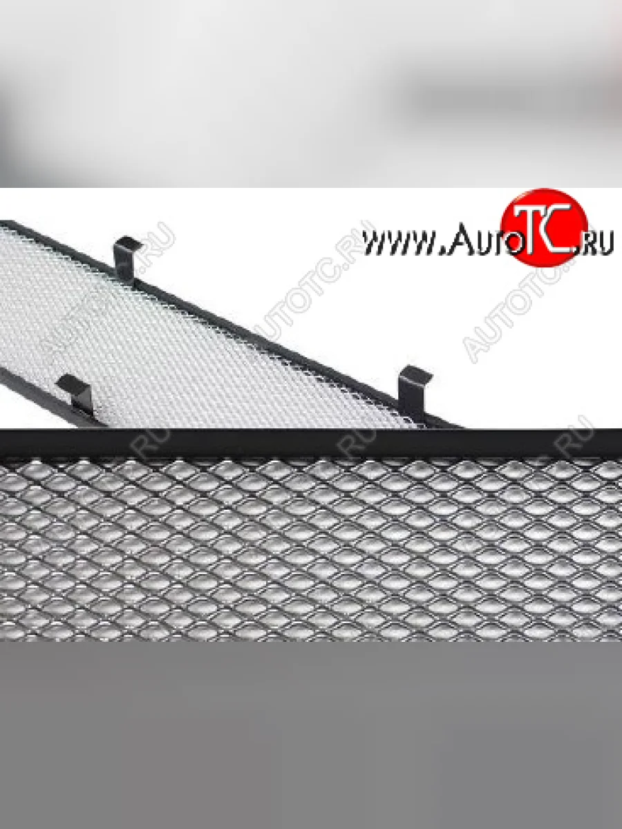 Защитная сетка радиатора в бампер Стрелка 11 Стандарт (алюминий, пластик)  Chevrolet Epica (2006-2012) V250 (Цвет: хром)  в Воронеже Воронежской области