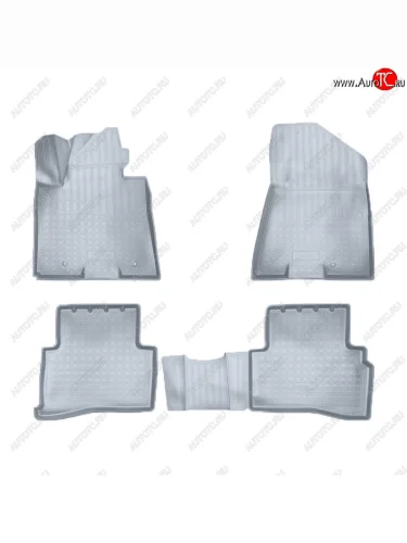 Коврики салона Norplast Unidec 3D (Цвет: серый) KIA Sportage  4 QL (2016-2022) дорестайлинг, рестайлинг