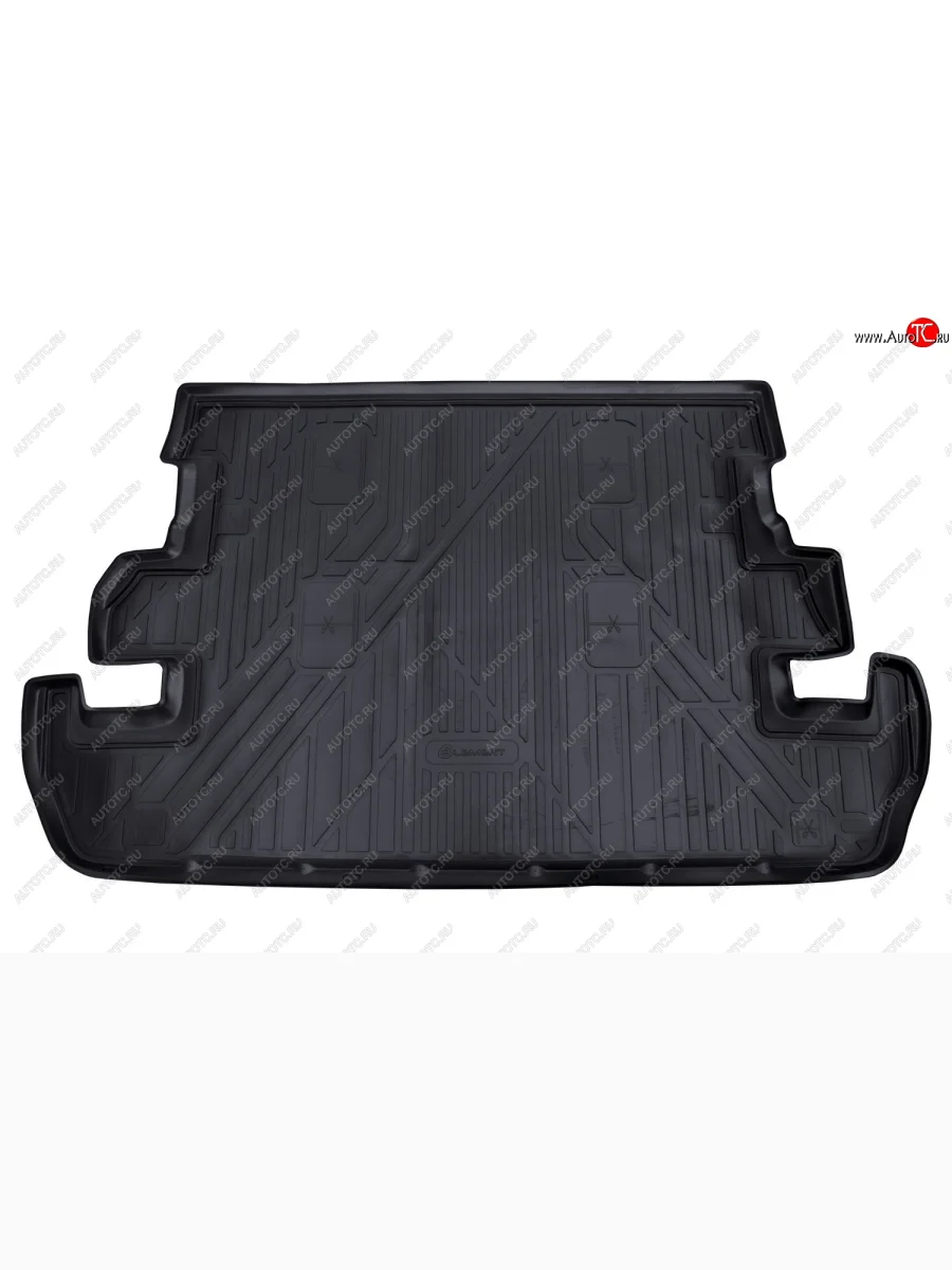 Коврик багажника Element (7-ми местный, полиуретан)  Toyota Land Cruiser (2007-2012) 200 (Цвет: черный)  в Перми Пермском крае