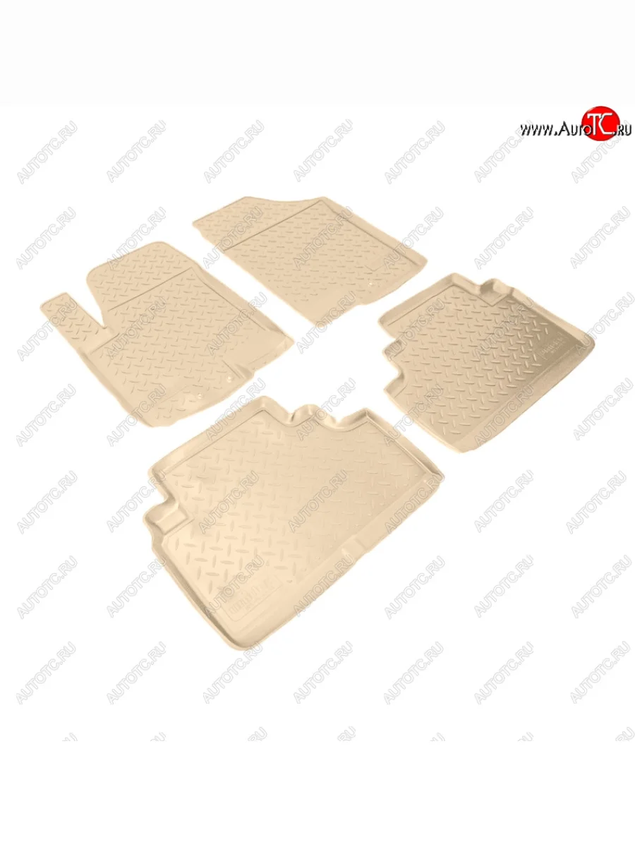 Коврики салона Norplast Unidec Land Rover Discovery 3 L319 (2004-2009) (Цвет: бежевый)  с доставкой в г. Керчь