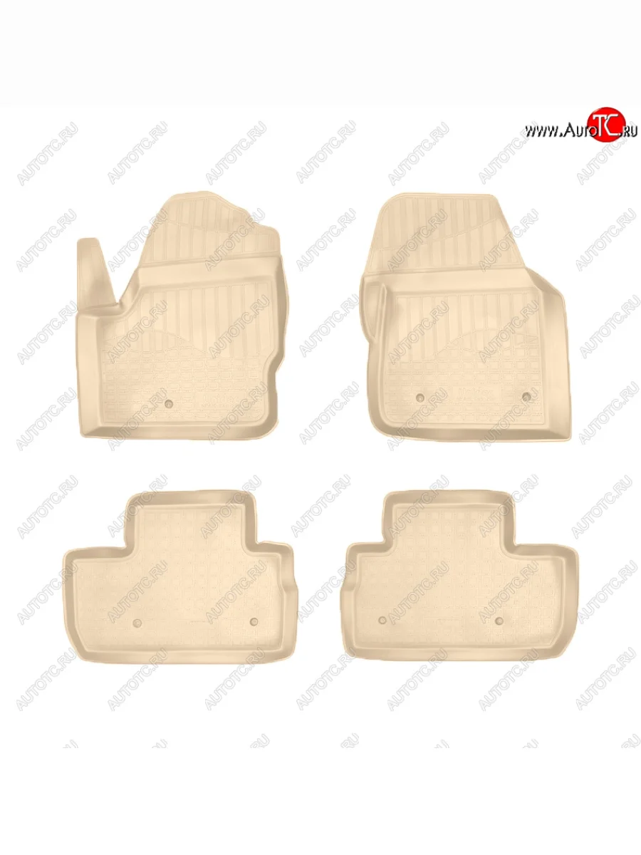 Коврики салона Norplast Unidec Land Rover Freelander L359 дорестайлинг (2006-2010) (Цвет: бежевый)  с доставкой в г. Керчь