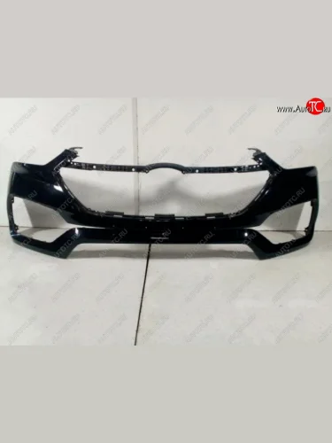 Передний бампер на MOBIS Hyundai Santa Fe DM рестайлинг (2015-2019)