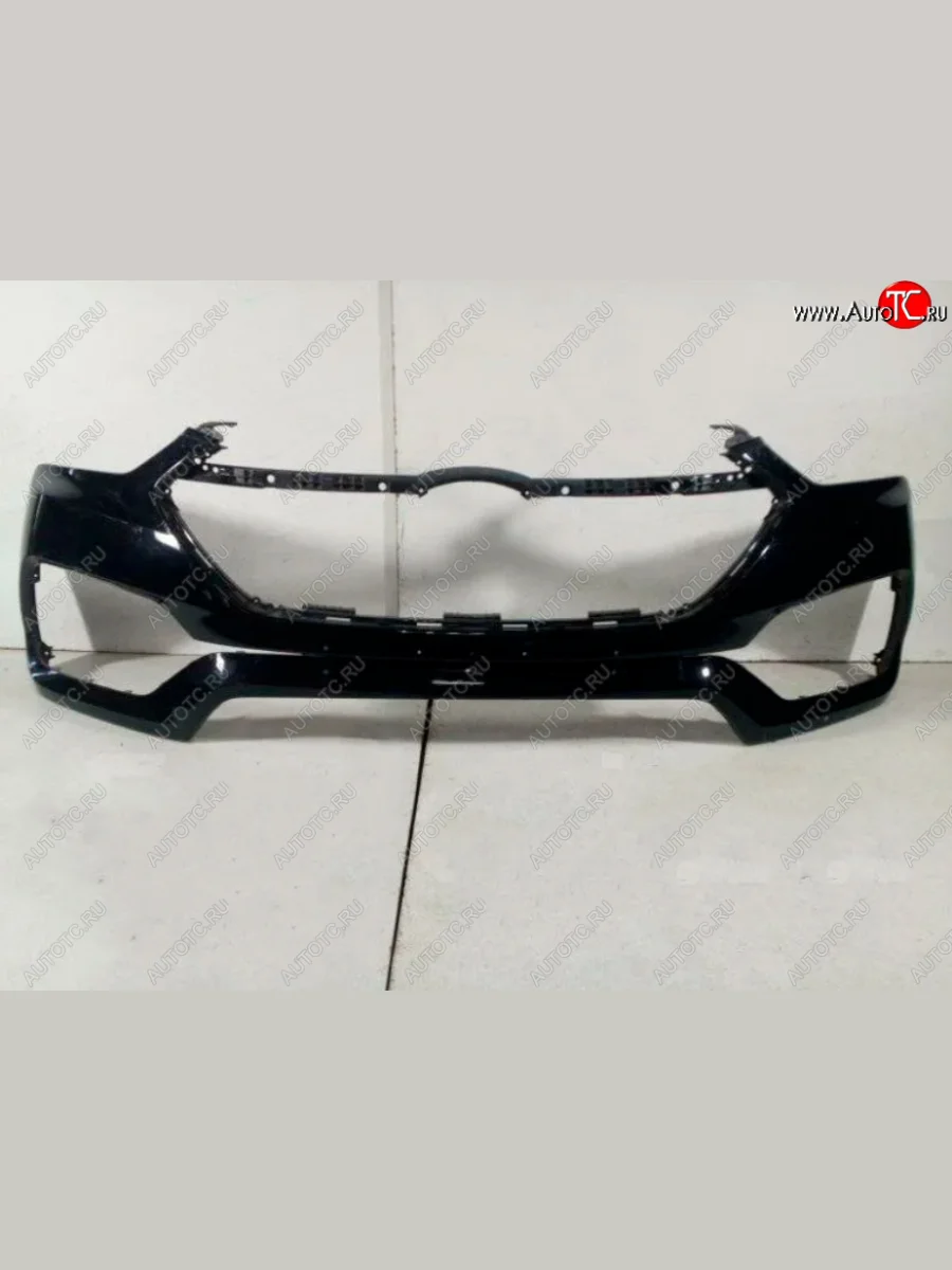 Передний бампер на MOBIS Hyundai Santa Fe DM рестайлинг (2015-2019) (Неокрашенный)  в Перми Пермском крае