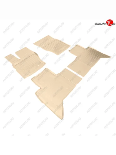 Коврики салона Norplast Unidec (Цвет: бежевый) Land Rover Range Rover 4 L405 дорестайлинг (2012-2017)