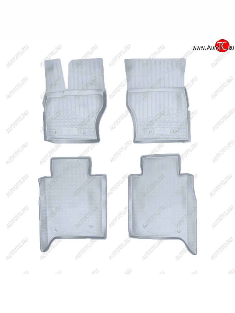 Коврики салона Norplast Unidec (LWB) Land Rover Range Rover 4 L405 дорестайлинг (2012-2017) (Цвет: серый)  с доставкой в г. Пермь