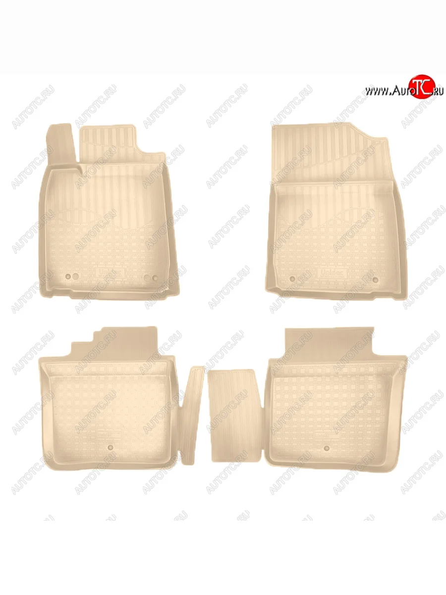 Коврики салона Norplast Unidec Lexus ES300h XV60 дорестайлинг (2012-2015) (Цвет: бежевый)  в Керчи Республика Крым