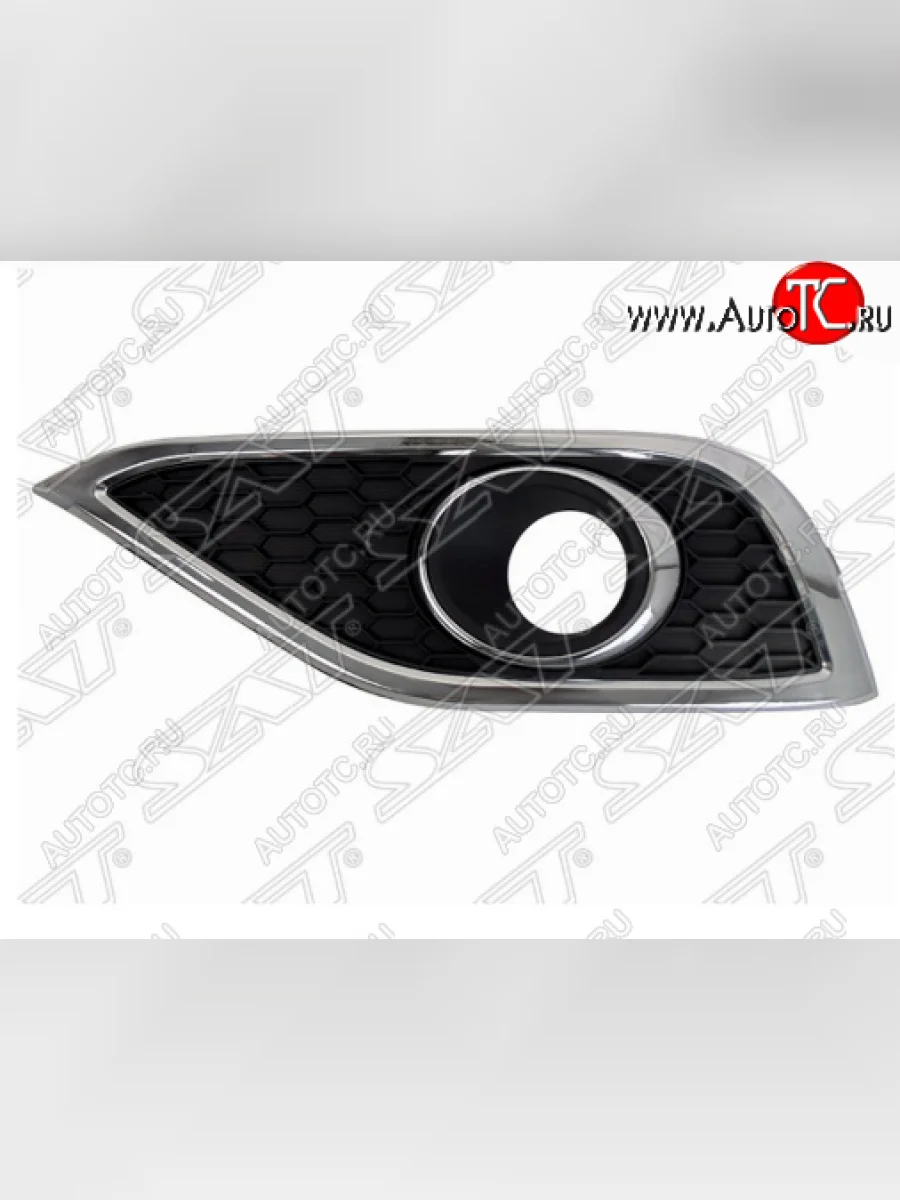 Левая оправа противотуманной фары SAT (хром) Honda CR-V RM1,RM3,RM4 дорестайлинг (2012-2015)  в Керчи Республика Крым