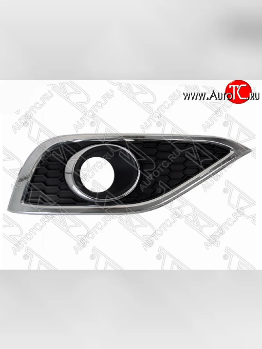 Правая оправа противотуманной фары SAT (хром) Honda CR-V RM1,RM3,RM4 дорестайлинг (2012-2015)  в Керчи Республика Крым