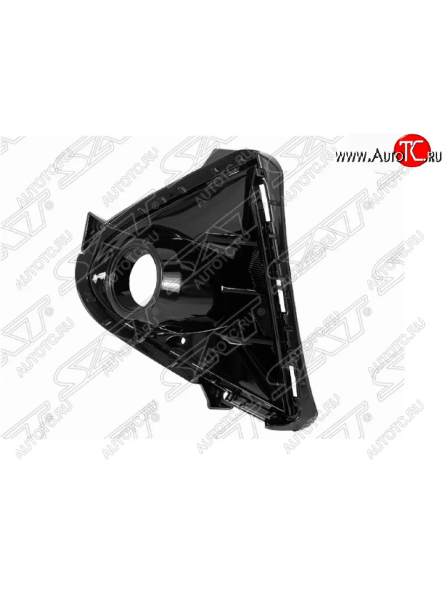 Левая оправа противотуманной фары SAT (под круглую туманку) Hyundai Solaris HCR седан рестайлинг (2020-2022)  с доставкой в г. Керчь