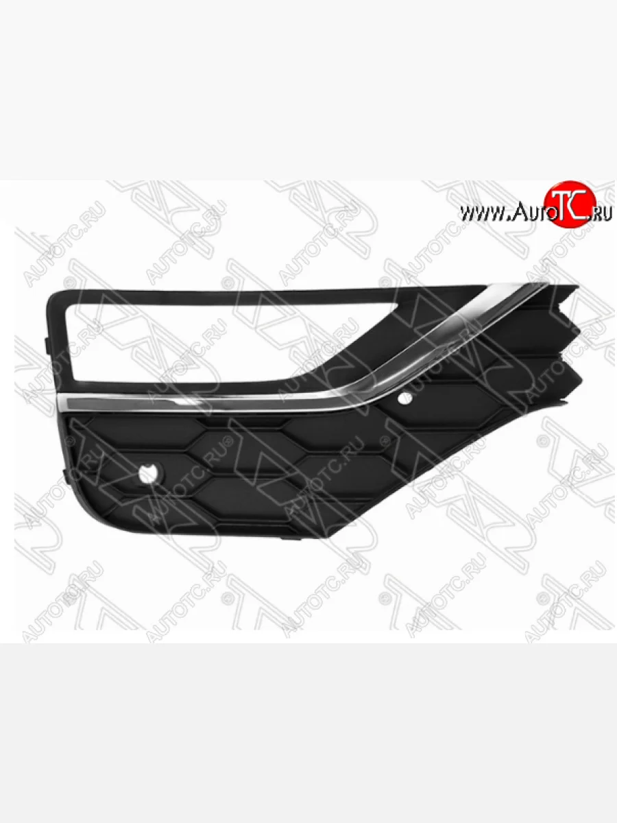 Правая оправа противотуманной фары SAT (под сонар, с хром. молдингом, пр-во Тайланд) Volkswagen Amarok рестайлинг (2016-2022)  в Керчи Республика Крым