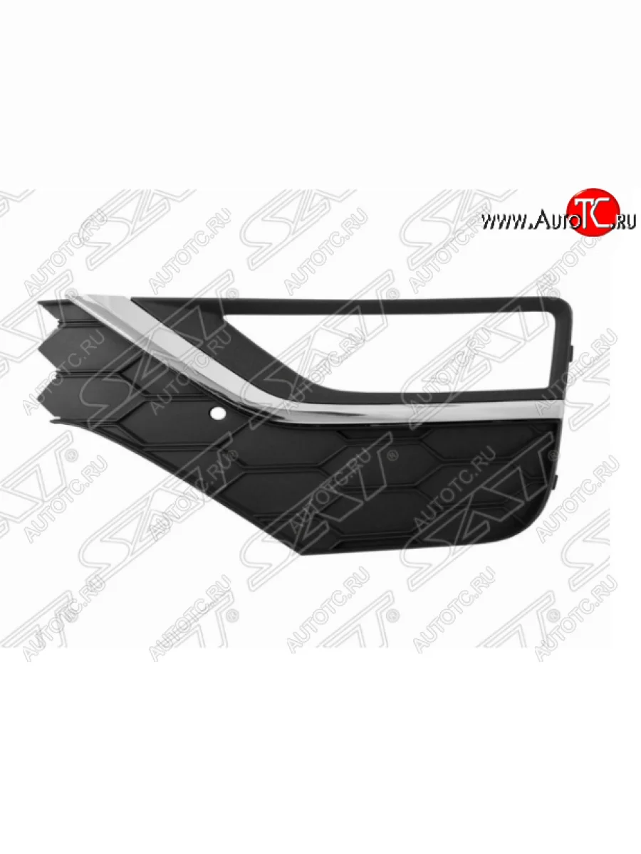 Левая оправа противотуманной фары SAT (с хром. молдингом, пр-во Тайланд) Volkswagen Amarok рестайлинг (2016-2022)  в Керчи Республика Крым