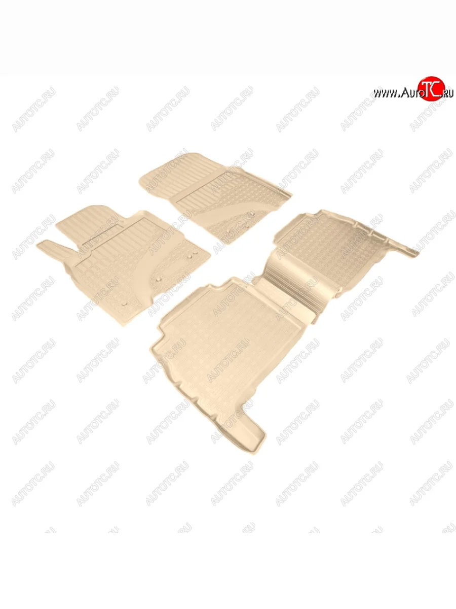 Коврики салона Norplast Unidec Lexus LX570 J200 дорестайлинг (2007-2012) (Цвет: бежевый)  с доставкой в г. Керчь