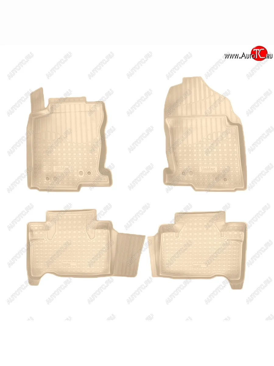 Коврики салона Norplast Unidec Lexus NX200T Z10 (2014-2017) (Цвет: бежевый)  с доставкой в г. Керчь